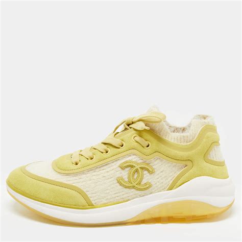 chanel green sneakers|chanel sneakers cost.